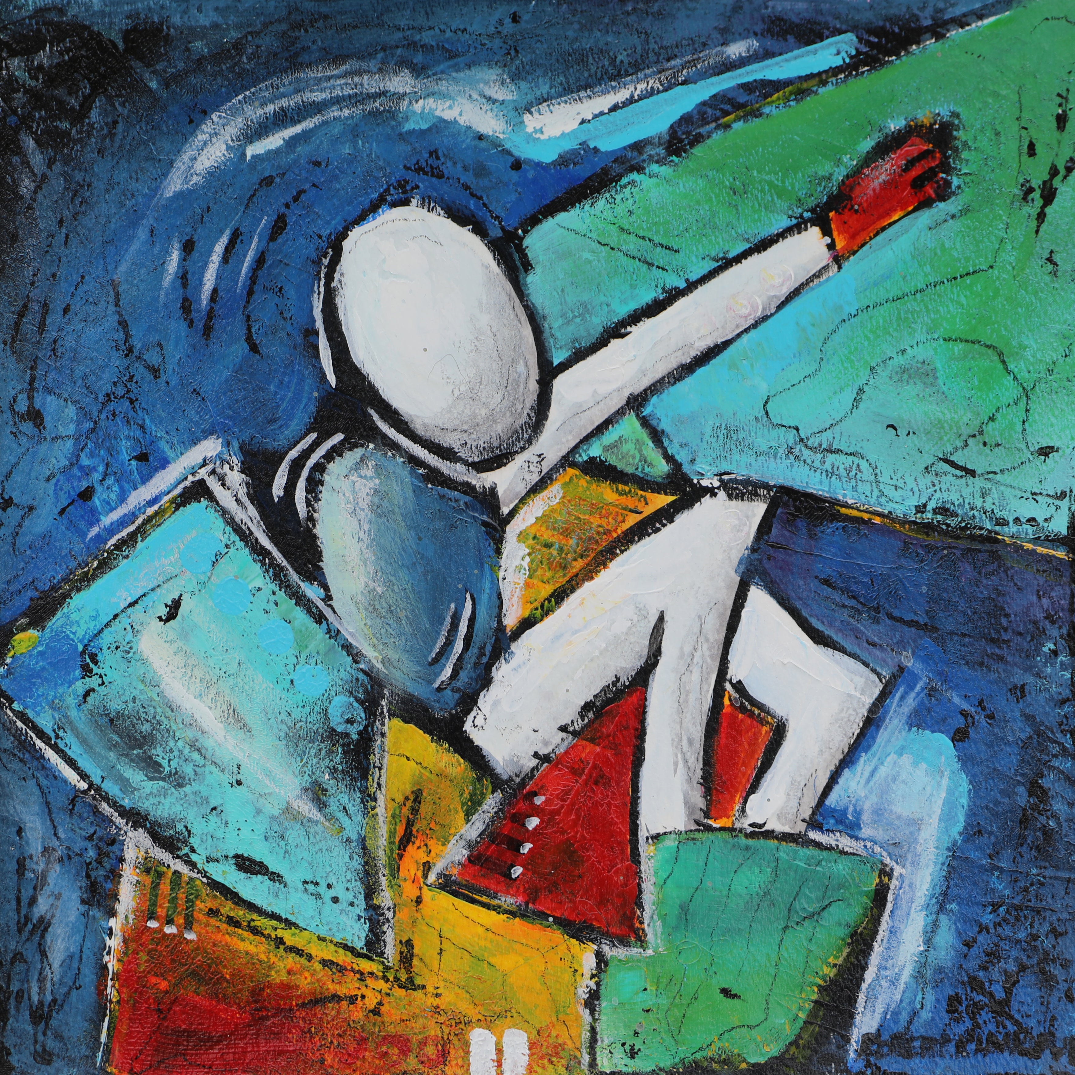"Abstract Figure" - Original Painting